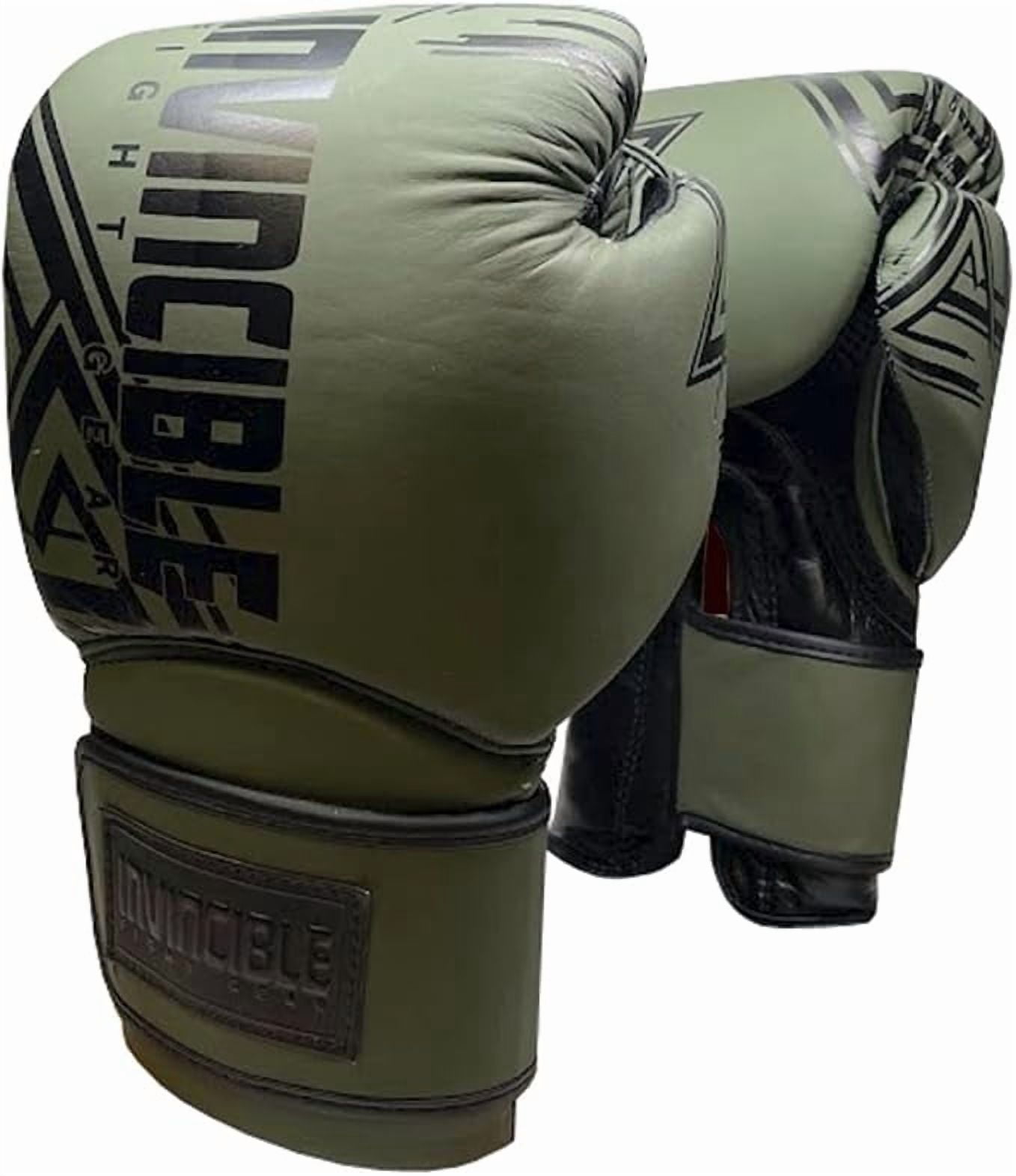 All Leather Pro Hybrid Boxing Gloves for Men & Women, Kickboxing, MMA, Muay Thai, Heavy Bag & Mitt Work – Durable, Breathable, Shock-Absorbing, 12oz