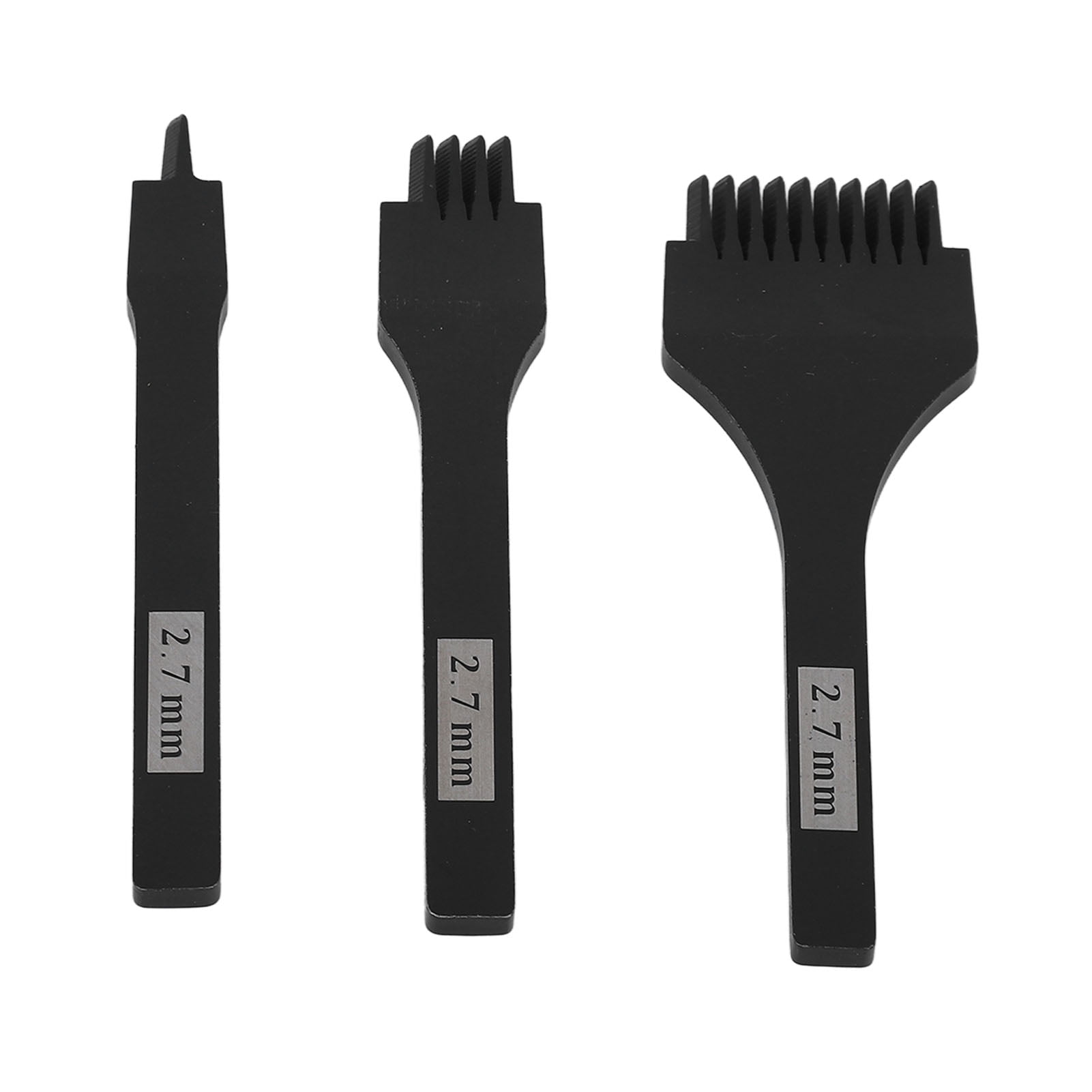 Leather Prong Punch 3Pcs Leather Prong Chisel Metal Lacing Stitching