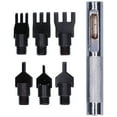 Leather Prong Set Metal Interchangeable Flat Chisel Bit Hole Punch