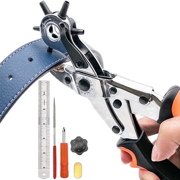 Leather Punch,for Belts, Watch Straps, Diy Projects, Etc Leather Tool Diameter: 4.5/4 /3.5/3/2.5/2mm.