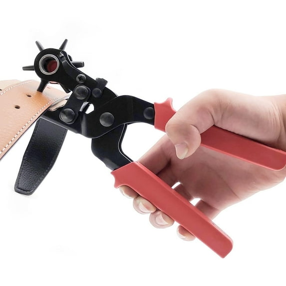 Belts Hole Puncher,Leather Punch,Leather Punch Tool,for use in Belt,Watch Strap,Handbag, and Leather Craft Etc.Hole Diameter: 2 , 2.5 , 3 , 3.5 , 4, 4.5 mm.