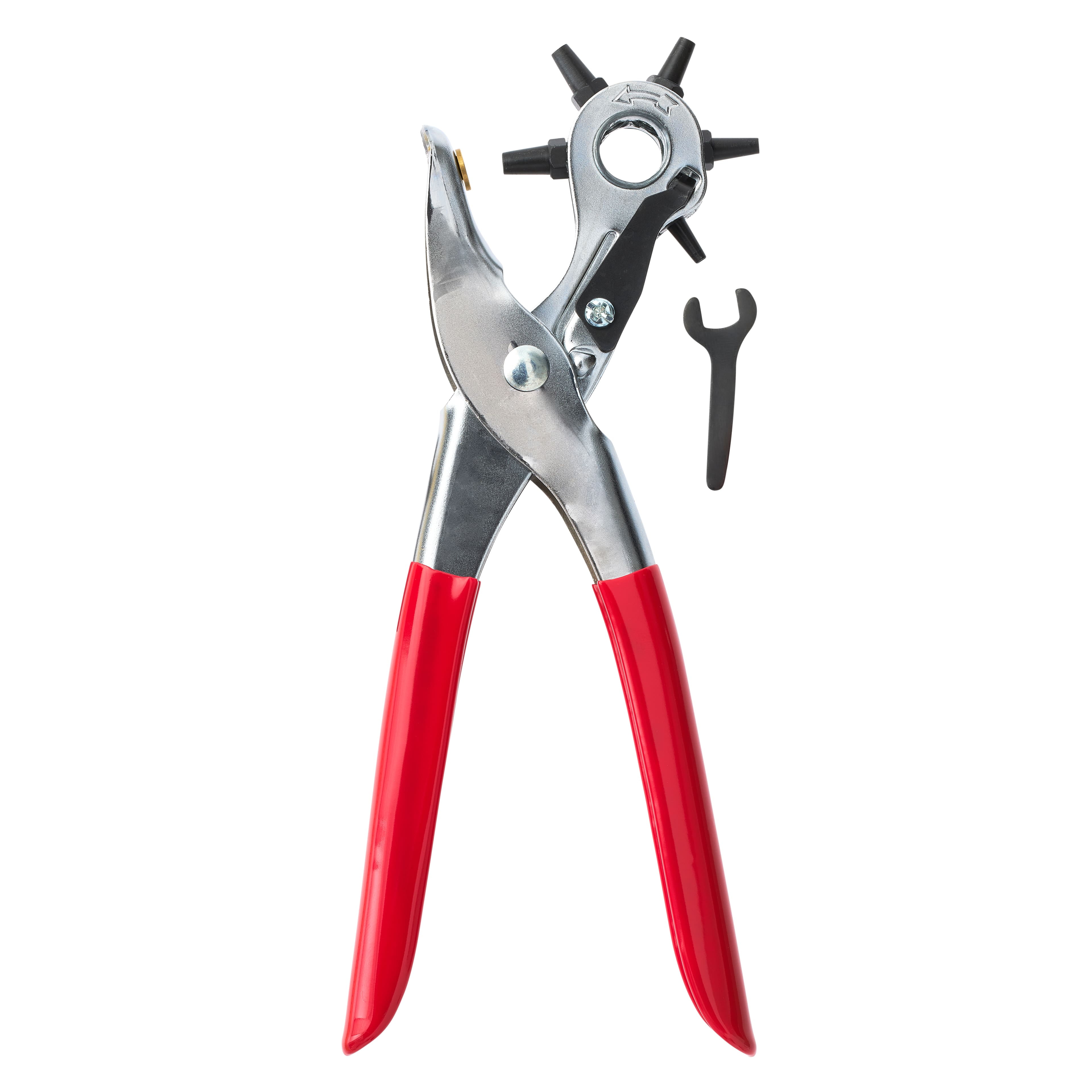 Rotary Leather Punch with 6-Size Wheel for Crafting