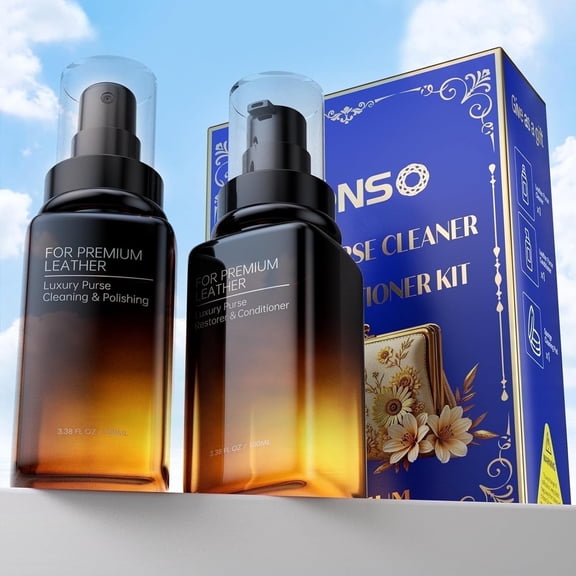 Leather Purse Cleaner and Conditioner for Women Luxury Purses,Designer Bags,Handbags,Leather Bag Purses,Specially Designed Compatible for Cleaning Leather Wallets