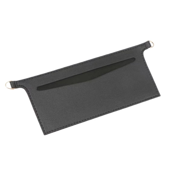Leather Purse Insert Organizer with Metal Chain Handbag Divider Pocket Inside Clutch for Women