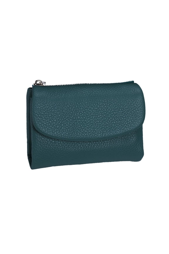 Leather Purse Women's Slim Wallet RFID Blocking Soft Leather Small Wallet For Daily Use And Commute With Large Capacity Organizer Tray Key Holder For Men Presentation Boards And Accessories Wallet