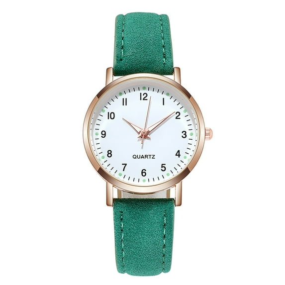 Leather Quartz Band Women's Watch Watch Wrist Casual Analog Women's Watch Watches for Nurses No Battery Watches Women Extra Large Face Watches for Men Womens Analog Watch Senior Watch Watches Bulk