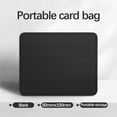 thumbnail image 1 of Leather RFID Blocking Card Wallet for Men Women - Multi-Slot Credit Card Holder with 4 Slots - Compact ID Case for Bank Cards, Driver's License, Cash - Travel Size 3.93x3.14in for Pocket or Purse, 1 of 6