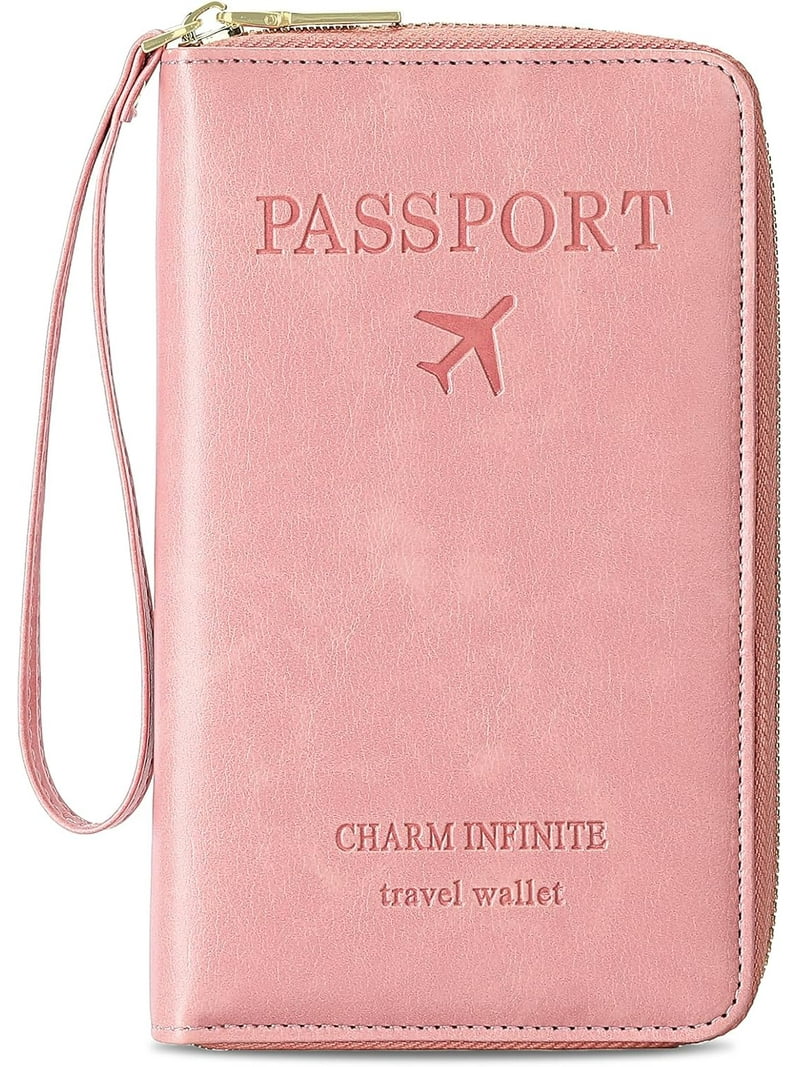Leather RFID Blocking Passport Holder Travel Wallet, Passport Leather RFID Blocking Passport Holder Travel Wallet, Passport