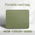 thumbnail image 1 of Leather RFID Blocking Wallet - 4 Card Slots, Large Capacity, Stylish & Compact for Bank Cards, ID, Cash - Black, Blue, Green, Yellow, Gray, Purple - 3.93x3.14in, 1 of 9