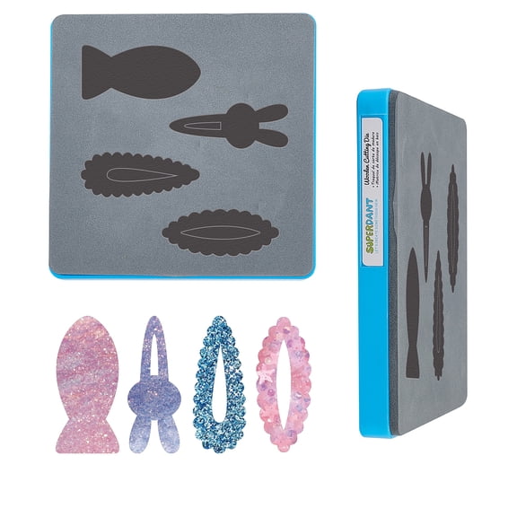 Leather Rabbit Cutting Fish Wave Shaped Hairpin Making Wooden Die Cutting Machine Hairpin Dies Template Cutting Stencils