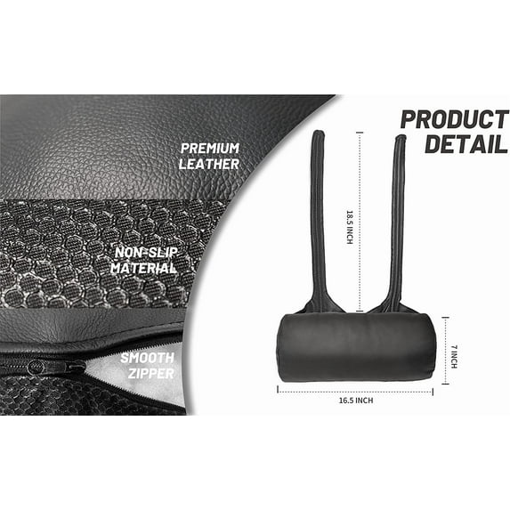 Leather Recliner Head Pillow - Neck & Cervical Support for and Pain Relief