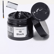 Leather Recoloring Balm, Leather Cream, Leather Color Restorer, Leather Color Care Repair Polish Cream, Leather Restorer for Handbag,Couches, Shoe, Car Seats Black