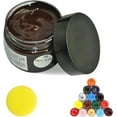 thumbnail image 1 of Leather Recoloring Balm, Leather Repair Cream, Leather Paint for Furniture, Leather Color Restorer, Leather Scratch Remover, Leather Restorer for Couches and Car Seats (Dark-Brown), 1 of 8