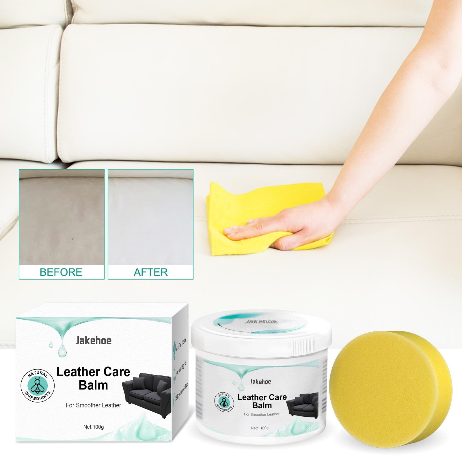 Leather Recoloring Balm Medium Brown Leather Balm Leather Scratch