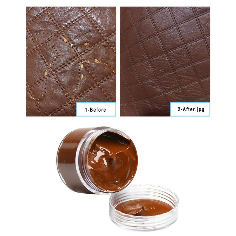 Leather Recoloring , Leather Restorer for Couches Leather Color Repair for Upholstery Refurbishing Leather , Brown, Size: 30 ml