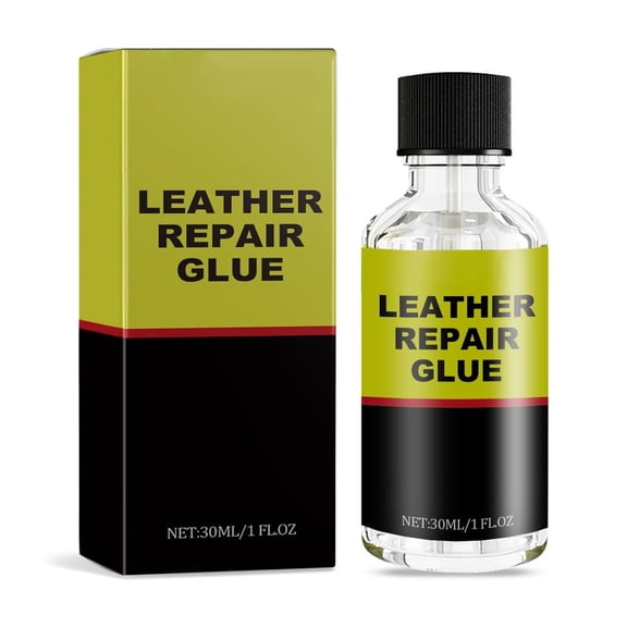 Leather Repair Adhesive 30ml for Car Seats Furniture Couches Instant Fix for Cracks Scratches Peeling Elastic Durable Bond Safe Formula Easy Application