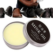 Leather Repair Cream, Leather Recoloring Balm with Mink Oil for Furniture, Bags, Shoes & Car Seats, Restoring & Conditioning Cream, 1 Pack