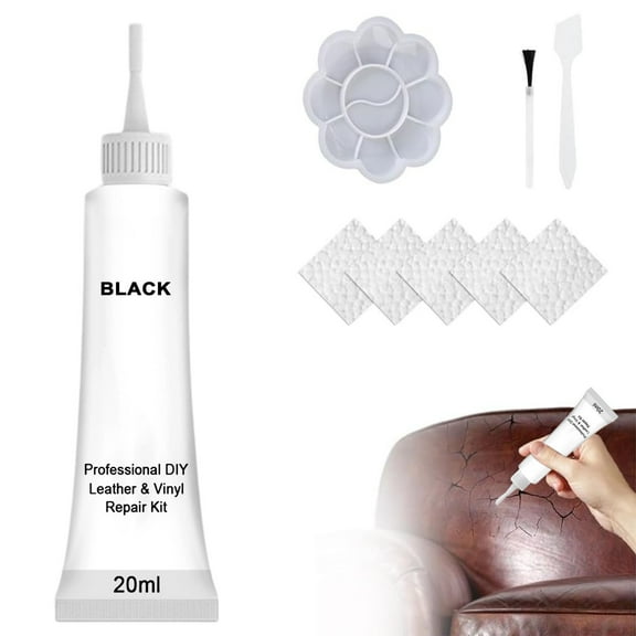 Leather Repair Kit under $5! CQCYD Leather Repair Filler Cream Kit, Car Seat Sofa Scratch Restoration Paste, Complete Leather Fix Tool Set for Furniture Bag