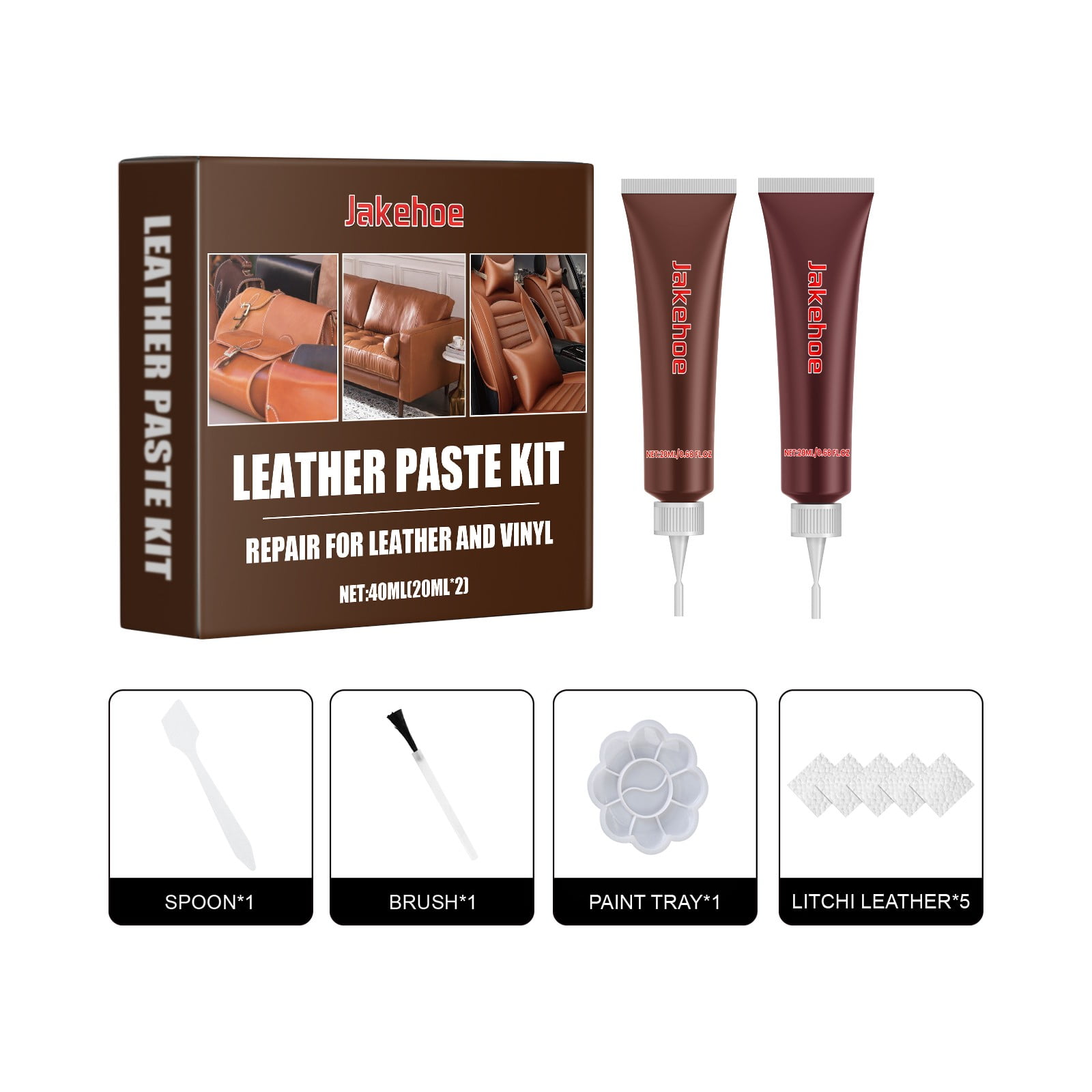 Leather Repair Kit, Leather Repair Cream, Leather Restorer, Liquid