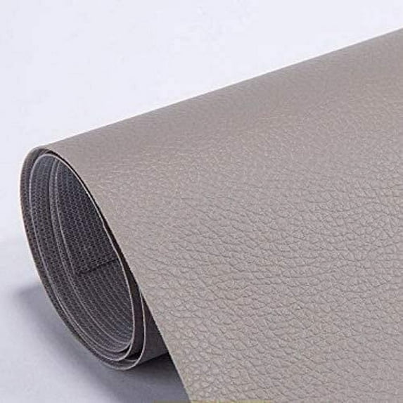 Leather Repair Kit for Furniture, Waterproof Leather Tape Patch Couch, Leather Patch Repair Self-Adhesive Leather Repair Tape for Couch Chairs Car Seat, 53.9" x 19.6", Gray