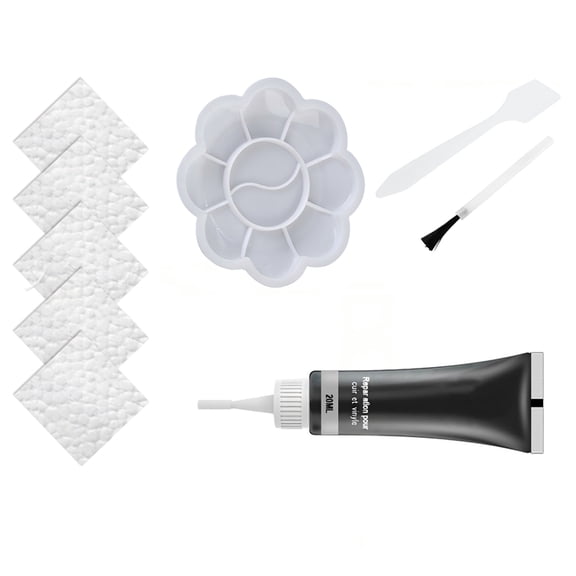 Leather Repair Kit Leather Repair Gel Complete Repair Tools for Couches Car Seats Purses Furniture Shoes Black One Full Kit