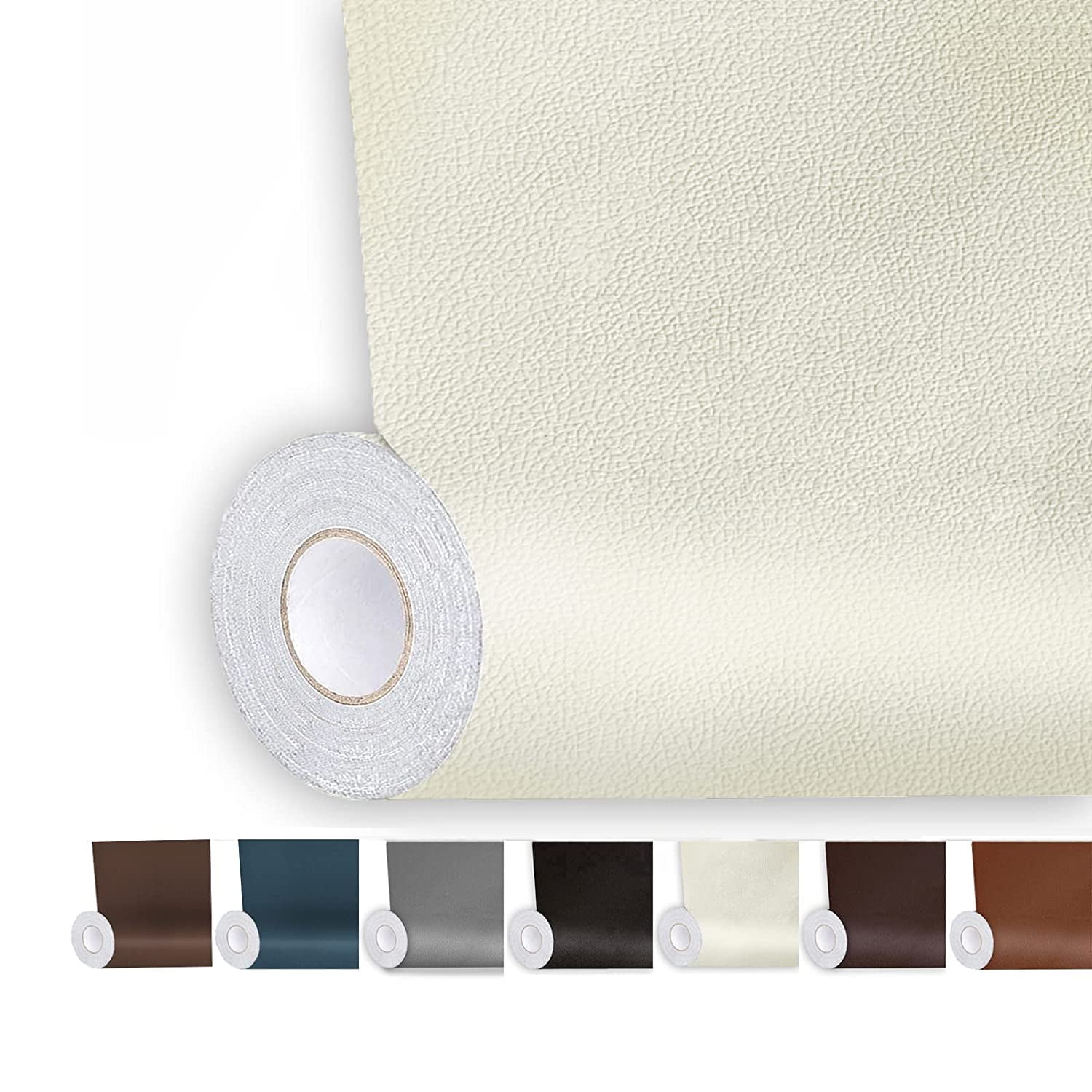 Leather Repair Patch, 16X119 inch Self Adhesive Leather Repair Waterproof,DIY Large Leather Repair Tape for Couches, Furniture, Car Seats, Cabinets, Wall, Handbags (16X98 inch, Dark Brown)