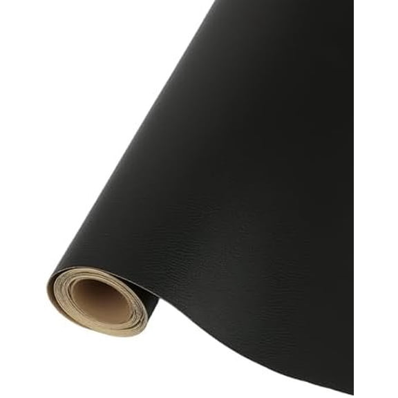 Leather Repair Patch,17x54 Inch Self-Adhesive Vinyl Repair Tape,Large Black PU Patch for Couch,Sofa, Furniture, Seat,Office Chair,Handbag (Black)