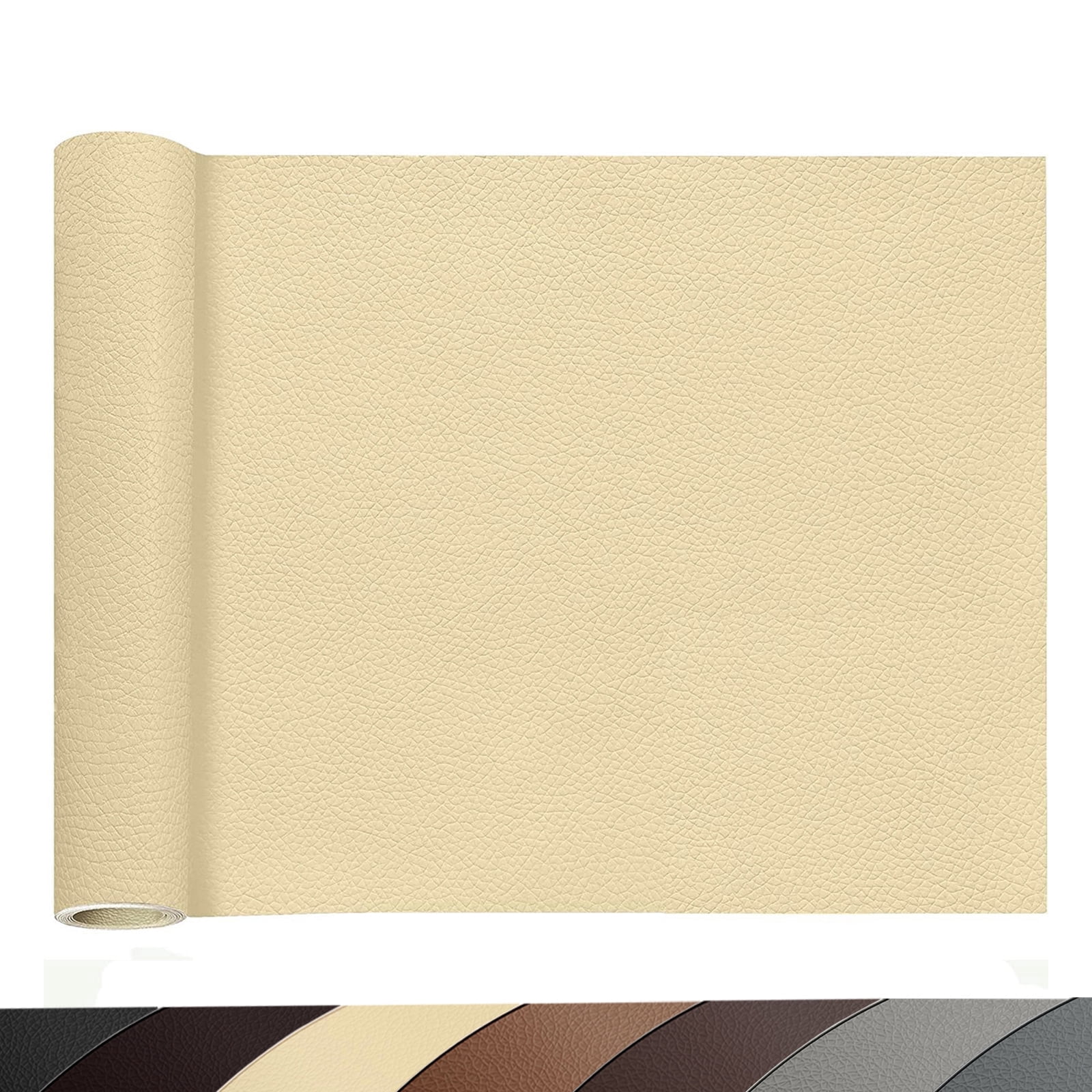 Leather Repair Patch,19.7 × 54 inch Self Adhesive Leather Repair Tape,DIY Large Vinyl PU Patches for Furniture,Couch,Sofa,Car Seats,Office(Beige)