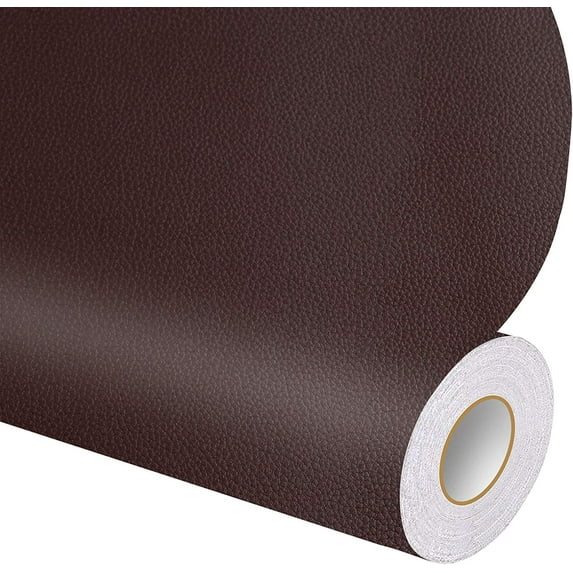 Leather Repair Patch,20x54 inch (1 Roll) Leather Repair Tape Self-Adhesive Patches Kit for Couches Car Seats Furniture Sofa Vinyl Chairs Jackets Shoes Bags Brown