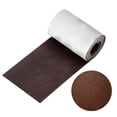 thumbnail image 1 of Leather Repair Patch, 4 × 63 inches Self Adhesive Leather Repair Tape Kit for Furniture, Couch, Sofa, Office, Car Seats, Car Interior,Vinyl Repair Kit (Dark Brown-Fine Grain), 1 of 5