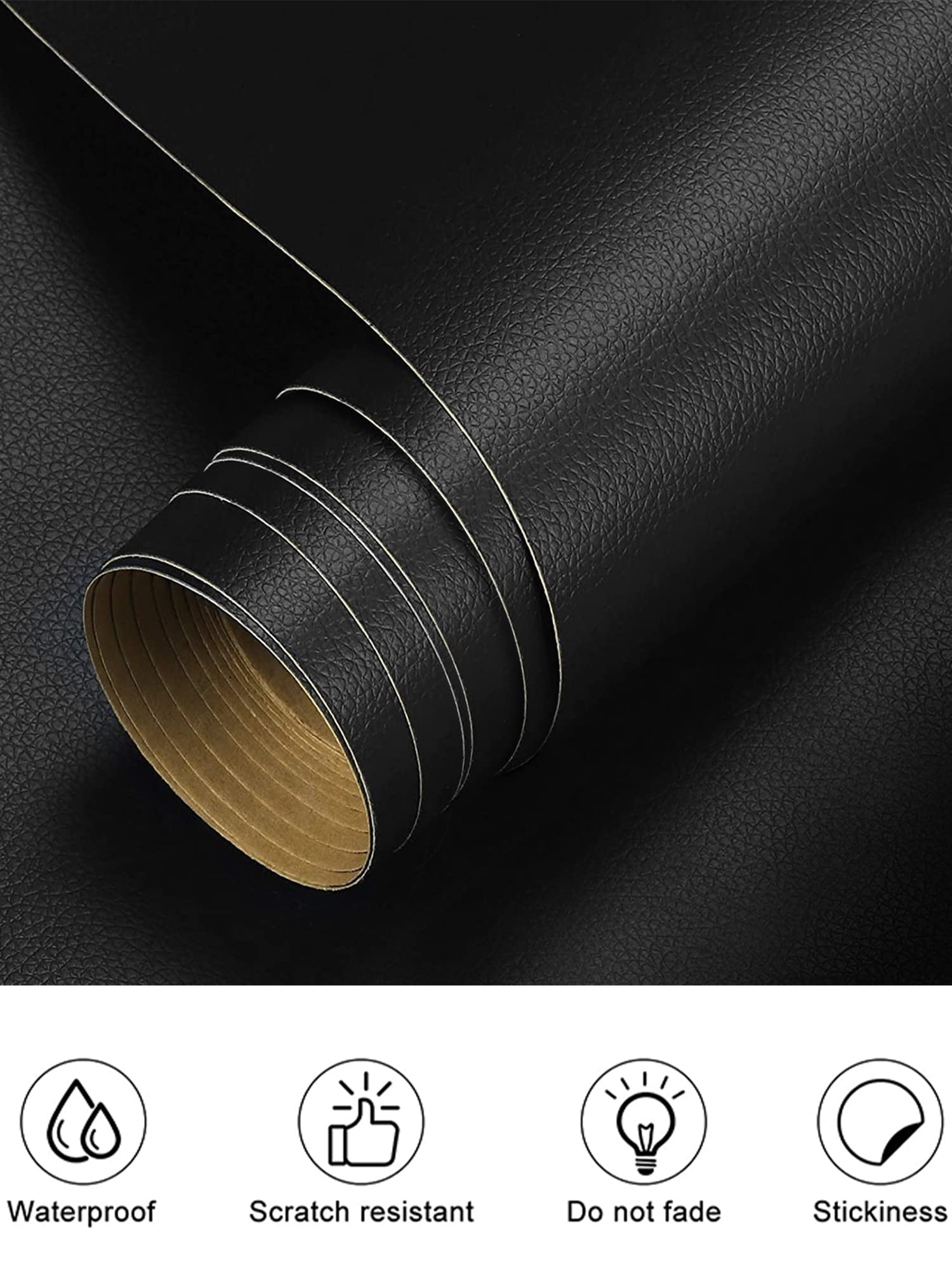 35*137cm Self-adhesive Pu Leather Repair Patch, Sofa Repair Tape, Pu  Leather Repair Kit, Textured Faux Litchi Grain Self-adhesive Pu Leather  Roll, Scratch-resistant, Water-resistant, Wear-resistant, Diy Pu Leather  Repair Patch For Use On