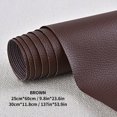 thumbnail image 1 of Leather Repair Patch, Self-Adhesive Furniture Fix Kit, 60cm x 25cm Vinyl Sofa Car Seat Cover No Glue Quick Application, 1 of 2