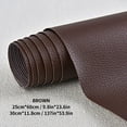 thumbnail image 1 of Leather Repair Patch | Self-Adhesive Furniture Repair Tape for Sofas, Car Seats & Bags | Covers Scratches & Holes on Vinyl, Leather & Damask | 23.6" x 9.8" Fabric Sheet for Home & Auto DIY, 1 of 2