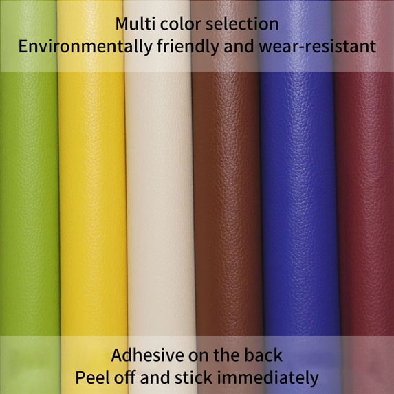 Leather Repair Patch, Waterproof Vinyl Repair Tape, Peel & Stick Scratch Hole Cover Patch for Sofa, Car Seat, Bag, Jacket & Furniture, Soft Eco-Friendly Leather Repair Sheet