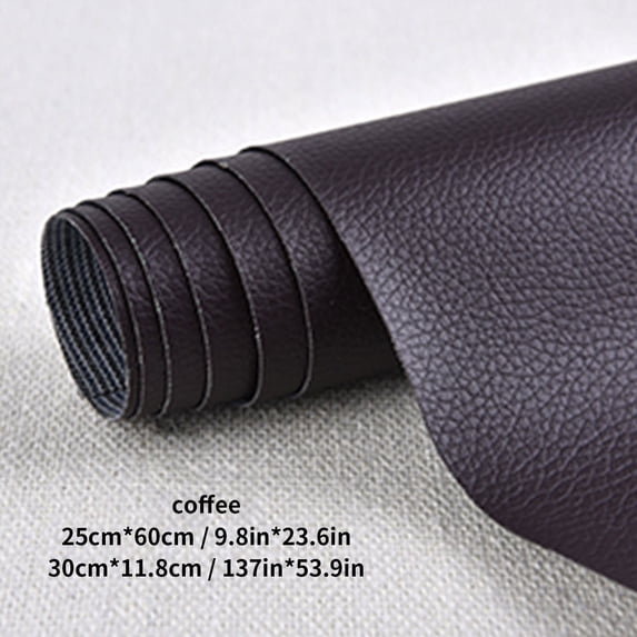 Leather Repair Patch for Sofa, Car Seat, and Furniture Covers Scratches, Holes, and Tears on Leather, Vinyl, or Fabric Surfaces