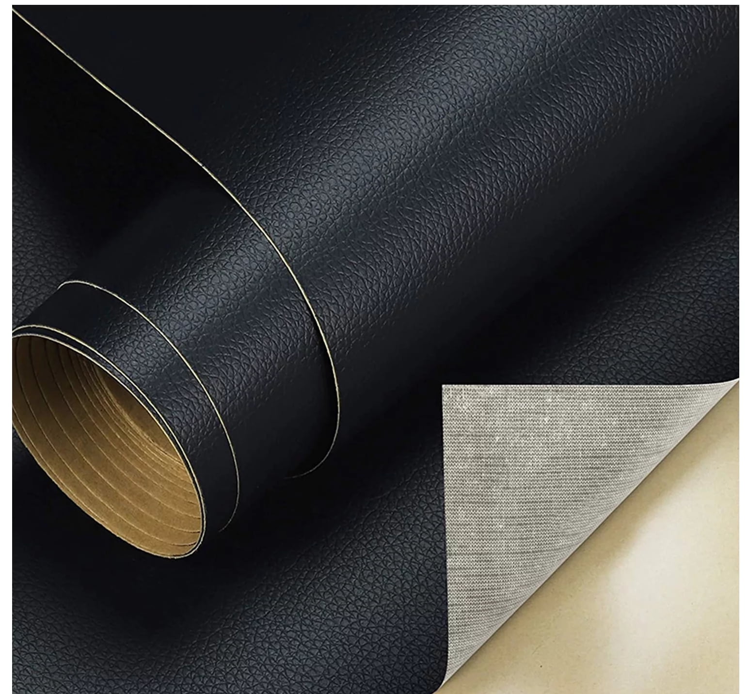 Wowstyle 1Pcs Leather Repair Patch Self Adhesive, Leather Repair Kit Vinyl Leather Patches for Couch, Furniture, Car Seat, Sofa, Shoe, Wall, 19.7 x 54 inch