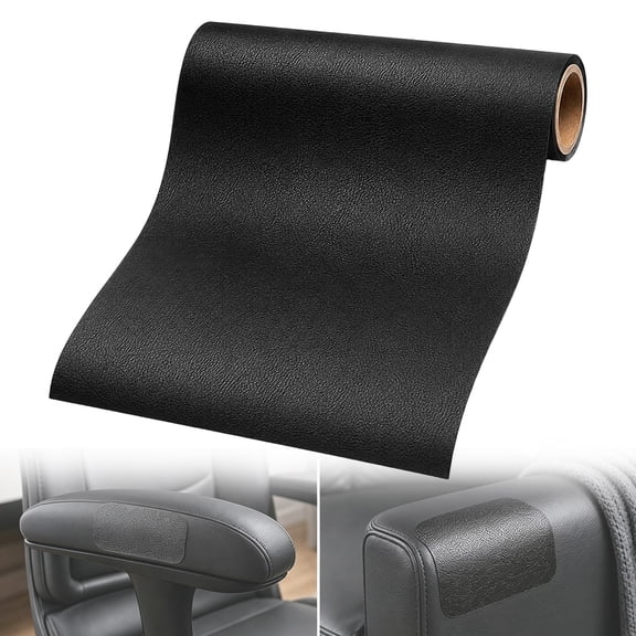 Leather Repair Patches,Self Adhesive Vinyl for Couches Furniture,Waterproof Strong Adhesion PU Leather Tape for Furniture,Couch,Sofa,Car Seats,Quick Repair,Cut to Size,9.84x11.81 inch