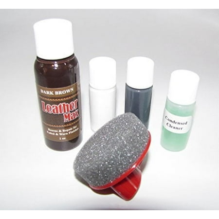 Leather Repair, Refinish, Restore Kit / Leather Max Touch-up for Leather & Vinyl Refinishing (Light Grey)