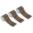thumbnail image 1 of Leather Repair Tape 2.2"X15', 3 Pack Self Adhesive Realistic Leather Textured Patch, Dark Brown, 1 of 5