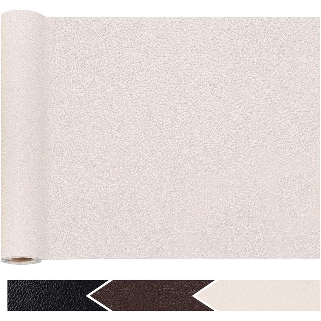 Leather Repair Tape Patch, Beige, 15 x 78 inch SelfAdhesive Leather