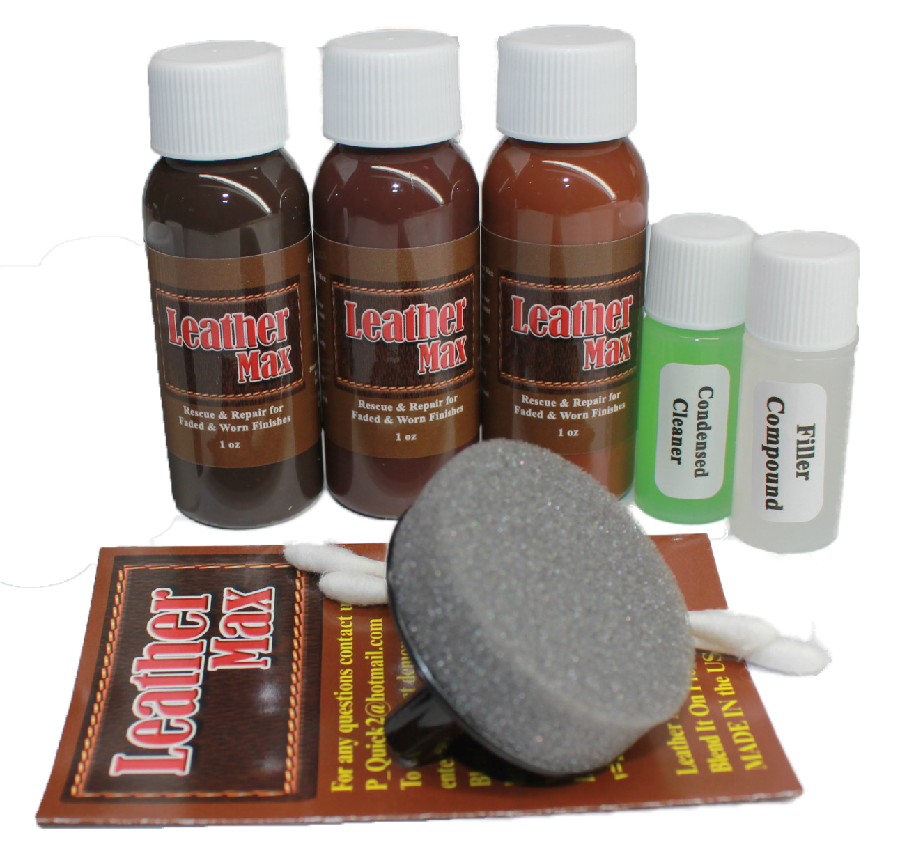 Leather Repair and Refinish for Handbags / Shoes / Boots / Jackets / Leather Max (Blood Red) - image 1 of 5