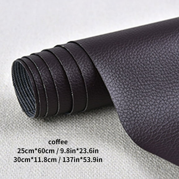 Leather Repairing Patch, Self-Adhesive Tape for Furniture, 60x25cm, Covers Scratches Holes, Easy to Cut & Apply, Works on Leather Vinyl, No Stitching Needed, for Sofa Car Seats Bags