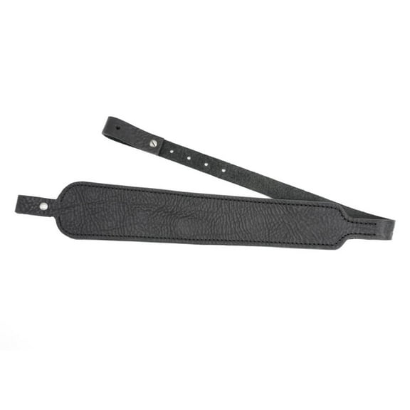 Leather Rifle Sling BLACK Cobra Style NO customization