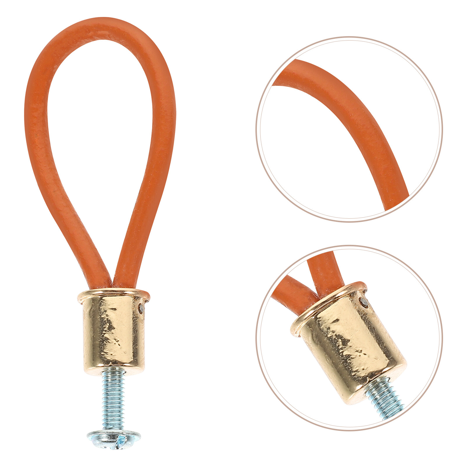 Leather Rope Handle Attic Pull Down Cord Simple Farmhouse Door Knob Door Pull