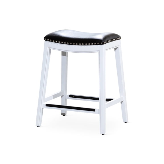 Leather Saddle Stool / Simple Assembly Required / Built to Hold 250 lbs