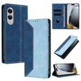 thumbnail image 1 of Leather For Samsung Galaxy S25 Edge 5G 6.7-inch Case , RFID Blocking,Flip Color blocking Wallet Leather Case With Card Holder Magnetic Closure Shockproof Kickstand Protective Phone Cases Cover, 1 of 7