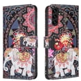 thumbnail image 1 of Leather For Samsung Galaxy S26 5G 6.3-inch Wallet Case Butterflys&Flowers, With Card Holder,Wristband,Magnetic Clasp Kickstand Folio Cover,Color-5,For Galaxy S26 (5G), 1 of 8
