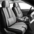 thumbnail image 1 of Leather Seat Covers for VW Most 98% Cars SUVs,Premium Car Seat Covers Front Set,Waterproof Car Seat Protectors with Airbag,Comfort Interior Cover Seats for Cars(Black+Grey), 1 of 6