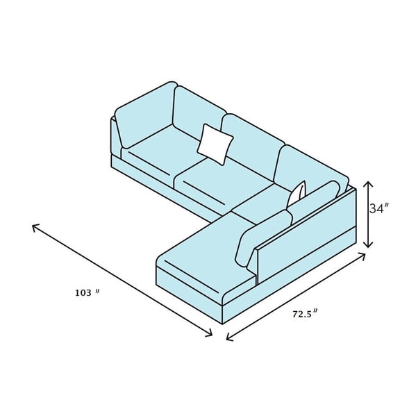 Leather Sectional Sofa in Black with Storage Function / Elevate Your Home's Living Space