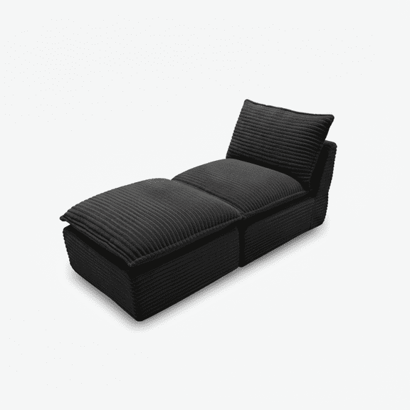Leather Sectionals, Modern corduroy cloud sofa, can be freely combined and has a comfortable sitting experience, suitable for modern living room furniture in homes, apartments, and offices